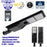Lampe de rue solaire - Série POWER EVO V2 - 800 Watts - 2200 Lumens - IP65 - Angle 130x75° - 75 x 20 x 9 cm - Panneau MONOCRISTALLIN - Structure en ALUMINIUM - Capteur de présence PIR - Mode détection sans veille (0-100% - 1 minute) - 6000K