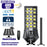 Lampadaire solaire extérieur de rue / parking - Série POWER ULTRA V2 CCT (Couleur Changeante en Température) - Rendu Lumineux 400 Watts - 1500 Lumens - Angle 140*70° - IP66 - 58 x 27 x 7 cm - Télécommande - Détecteur de mouvement - Tube d’insertion 45 mm