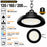 Lampe industrielle UFO - Série RUBIS V2 - Puissance ajustable 120 / 160 / 200 Watts - 36 000 Lumens - 180 Lumens/Watt - Angle 120° - IP65 - IK09 - 340 x 110 mm - 4000k / 5000k / 6000k au choix - Dimmable 0-10V - Transformateur LIFUD - Garantie 5 ans