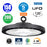 Lampe industrielle UFO - Série SAPHIR V2 - Puissance 150 Watts - 30 000 Lumens - 200 Lumens/Watt - Angle 120° - IP65 - IK08 - 30 x 8 cm - Dimmable - Transformateur OSRAM - Flicker Free - 5000k - Garantie 5 ans