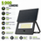 Projecteur LED solaire détecteur - Série SOFT V3 - 5000 Lumens - CCT (Couleur Changeante en Température) - IP65 - 33 x 23 x 6 cm  - Panneau solaire 32 x 18 cm - Avec détecteur de mouvement - Capteur crépusculaire - Télécommande - 3 Modes d'éclairage