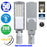 Lampe de rue filaire - Série STAR200 - 50 Watts - 10 000 Lumens - 200 Lumens/Watt - Angle 140° x 70° - IP66 - 5000K - 44 x 11 x 6 cm - Tube d'insertion 60mm - Lentilles en PMMA - Support ajustable - Structure en ALUMINIUM - Garantie 5 ans
