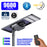 Lampe de rue solaire - Série STARSHIP ELITE - 9600 Lumens - Angle 150x70° - IP65 - 123 x 45 x 9 cm - 3000k/4000k/6000k au choix - Structure ALUMINIUM - Tube d'insertion 76mm - Régulateur MPPT - Détecteur de mouvement - Télécommande - Garantie 3 ans