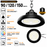 Lampe industrielle UFO - Série SWITCH V2 - Puissance ajustable 90/120/150 Watts - 30 000 Lumens - 200 Lumens/Watt - Angle 90° - IP65 - IK09 - 300 x 110 mm - 4000k / 5000k / 6000k au choix - Dimmable 1-10V - Transformateur LIFUD - Garantie 5 ans