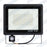 Pack de 2x Projecteurs LED filaires - Série PAD PIR - 200 Watts - 16 000 Lumens - 80 Lumens/Watt - Angle 120° - IP66 - 38 x 33 x 6 cm - 6000k - Avec détecteur de mouvement Infrarouge