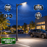 Pack lampadaire filaire complet 3/4/5/6 mètres au choix : Lampadaire LED filaire Série FLEX V4 + Mât STANDARD V4 EVO - Entraxe des trous 200mm - Noir ou Gris