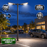 Pack lampadaire filaire complet double tête 3/4/5/6 mètres au choix : 2x Lampadaires LED filaires Série FLEX V4 + Mât STANDARD V4 EVO - Entraxe des trous 200mm - Noir ou Gris + Adaptateur en ligne ou perpendiculaire 80/60mm