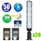 Pack de 20x Lampes de rue filaires - Série FLEX ECO V2 - 50 Watts - 5000 Lumens - 100 Lumens/Watt - Angle 130° x 75° - IP65 - 51 x 11 x 8 cm - Tube d'insertion 60mm - Support ajustable - Garantie 3 ans
