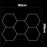 Lampe Hexagonale LED Filaire - Série HEXAGON - 240 Watts - 31 200 Lumens - 130 Lumens/Watt - Angle 150° - IP20 - 206 x 301 cm - 6500k - Avec accessoires