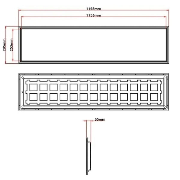Pack de 8x Dalles LED - Dernière génération - BACKLIT - 30 x 120 cm - Série AMBITION L150 – 28 Watts - 4200 Lumens - 150 Lumens/Watt - Angle 120° - IP41 - UGR < 22 - 3000K / 4000K / 5000K - Garantie 5 ans