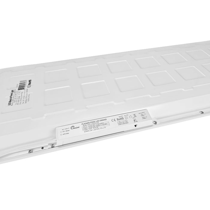 Pack de 8x Dalles LED - Dernière génération - BACKLIT - 30 x 120 cm - Série AMBITION L200 – Puissance AJUSTABLE - 5000 Lumens - 200 Lumens/Watt - 90° - IP41 - UGR <19 - 4000k/5000k/6000k - Transformateur SHARPLUMI FLICKER FREE - Garantie 5 ans&nbsp;