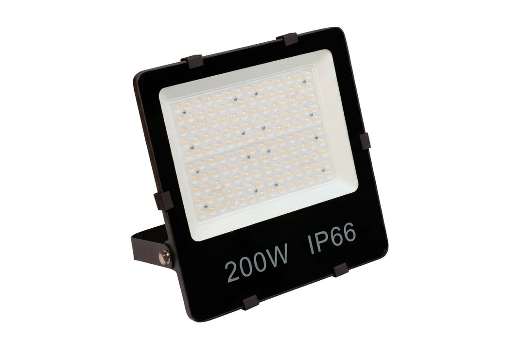 Pack de 8x Projecteurs LED Filaires - Série PAD V2 - 200 Watts - 30 000 Lumens - 150 Lumens/Watt - Angle 90° - IP66 - 36 x 35 x 7 cm - Transformateur Philips - 3000k/4000k/5000k/6000k au choix - Garantie 5 ans