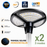 Pack de 2x Lampes solaires pour extérieur - Série OVNI FUTUR V3 - MODULAIRE & CCT - 1800 Watts - 4800 Lumens - IP65 - Angle 360° - 40 x 14 cm - Panneau MONOCRISTALLIN - Diamètre tube d'insertion 50-60mm - Avec Détecteur de mouvement - Avec Télécommande