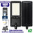 Pack de 2x Lampes de rue LED solaires - Série VIEW V2 EVO - 1400 Watts - 4500 Lumens - 6000k - Angle 140*70° - IP65 - 64 x 26 x 7 cm - Panneau Monocristallin - Batterie 25Ah - Détecteur de mouvement - Télécommande - Tube d'insertion 45mm