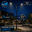 Pack lampadaire solaire complet double tête 3/4/5/6 mètres au choix : 2x Lampes solaires - Série STREET EVO V2 CCT + Mât STANDARD V1 EVO + Adaptateur double tête de mât + 2x Adaptateurs ajustables 80/50mm