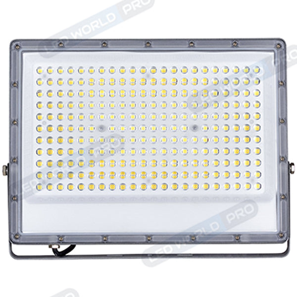 Projecteur LED filaire - Série PERLE V2 - 300 Watts - 36 000 Lumens - 120 Lumens/Watt - Angle 90° - IP65 - 6000K - 446 x 280 x 25 mm