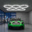 Lampe Hexagonale LED Filaire - Série HEXAGON - 350 Watts - 45 500 Lumens - 130 Lumens/Watt - Angle 150° - IP20 - 315 x 301 cm - 6500k - Avec accessoires