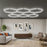 Lampe Hexagonale LED Filaire - Série HEXAGON - 350 Watts - 45 500 Lumens - 130 Lumens/Watt - Angle 150° - IP20 - 315 x 301 cm - 6500k - Avec accessoires