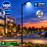 Pack lampadaire solaire complet 3/4/5/6 mètres au choix : Lampe solaire Série VIEW V2 EVO + Mât STANDARD V1 EVO - Entraxe des trous 200mm + Adaptateur ajustable 80/50mm ou Support déporté 45mm