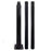 Pack lampadaire solaire complet 4 mètres : Lampe d'extérieur solaire - Série OVNI EVO - 1700 watts - 5100 Lumens - 3000k + Mât STANDARD V1 ULTRA - Avec trappe