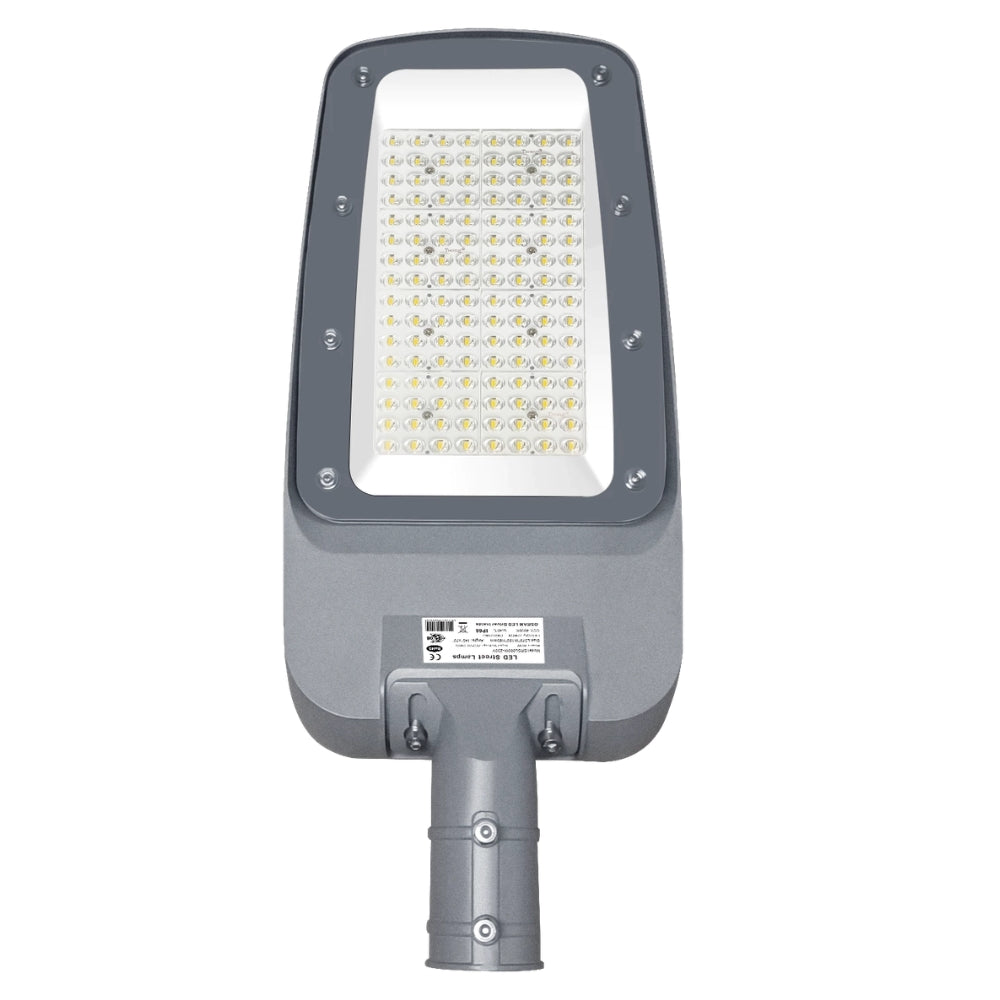 Lampadaire LED filaire - Série FLEX V4 - 100 Watts - 16 000 Lumens - 160 Lumens/watt - Angle 140x70° - IP66  - 42 x 24 x 8 cm - Transformateur OSRAM - Tube d'insertion 60mm - 4000k - Garantie 5 ans
