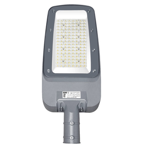 Lampadaire LED filaire - Série FLEX V4 - 100 Watts - 16 000 Lumens - 160 Lumens/watt - Angle 140x70° - IP66  - 42 x 24 x 8 cm - Transformateur OSRAM - Tube d'insertion 60mm - 4000k - Garantie 5 ans