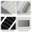 Lampe de rue solaire - Série VIBRATION - 3300 Lumens - 300 Watts - Structure Aluminium + ABS - Dimensions 1000 x 255 mm - Panneau solaire 35W MONOCRISTALLIN - Autonomie 12 heures