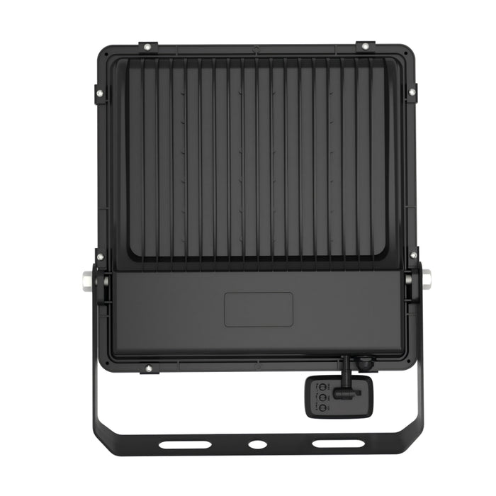 Projecteur LED filaire détecteur  - Série PAD ULTRA PIR - 150 Watts - 22 500 Lumens - 150 Lumens/Watt - Angle 90° - IP66 - 33 x 32 x 7 cm - Transformateur SOSEN - Structure en ALUMINIUM - 4000k - Garantie 5 ans