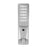 Lampe de rue solaire - Série STREET V3 - 20 000 Lumens - 100 Watts - Structure Aluminium - Dimensions 1603 x 408 x 150 mm - Panneau solaire 130W MONOCRISTALLIN - Autonomie 12 heures - Garantie 3 ans