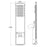 Lampe de rue solaire - Série HORIZON - 32 000 Lumens - 200 Watts - Couleur 6500K - Angle 150x70° - IP65 - Structure Aluminium - 1760x670x135 mm - Tube d'insertion 76mm - Régulateur MPPT - Garantie 3 ans