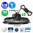 Pack de 3x Lampes industrielles UFO - Série CROSSOVER V1 - 150 Watts - 22 500 Lumens - 150 Lumens/Watt - Angle 90° - IP65 - IK08 - 30 x 14 cm - Dimmable DALI - Transformateur SOSEN - 4000k - Garantie 5 ans