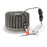 Spot LED COB encastrable intérieur rond - Filaire - 40 Watts - 4000 Lumens - 100 Lumens/Watt - Angle 60° - IP20 - Dimensions 195 x 110 mm - Découpe 175 mm - 4500K/6000K au choix - Certifié TUV