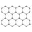 Lampe Hexagonale LED Filaire - Série HEXAGON - 460 Watts - 59 800 Lumens - 130 Lumens/Watt - Angle 150° - IP20 - 419 x 301 cm - 6500k - Avec accessoires