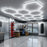Lampe Hexagonale LED Filaire - Série HEXAGON - 460 Watts - 59 800 Lumens - 130 Lumens/Watt - Angle 150° - IP20 - 419 x 301 cm - 6500k - Avec accessoires