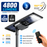 Lampe de rue solaire - Série STARSHIP ELITE - 4800 Lumens - Angle 150x70° - IP65 - 102 x 45 x 9 cm - 3000k/4000k/6000k au choix - Structure ALUMINIUM - Tube d'insertion 76mm - Régulateur MPPT - Détecteur de mouvement - Télécommande - Garantie 3 ans