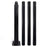 Pack lampadaire solaire complet 4 mètres : Lampe d'extérieur solaire - Série OVNI EVO - 1700 watts - 5100 Lumens - 6000k + Mât STANDARD V1 ULTRA - Avec trappe