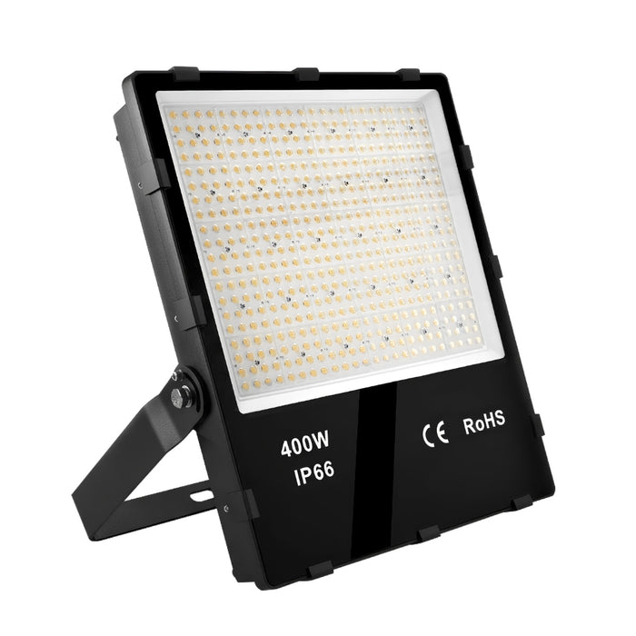 Pack de 2x Projecteurs LED filaires - Série CITY PLUS EVO V3 - 400 Watts - 68 000 Lumens - 170 Lumens/Watt - Angle 45° -  IP66 - 45 x 38 x 6 cm - Transformateur LIFUD  - 4000K/5000K au choix - Garantie 5 ans