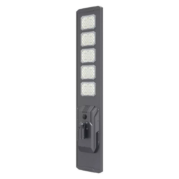 Lampe de rue solaire - Série STARSHIP ULTRA V2 - 19 200 Lumens - 120 Watts - Couleur 6500K - Angle 150x70° - IP65 - Structure Aluminium - 1830&nbsp;x 400 x 102 mm - Tube d'insertion 76mm - Régulateur MPPT - Garantie 2 ans