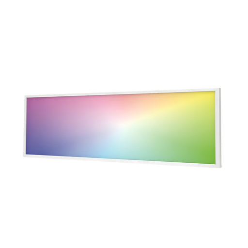 Pack de 4x Dalles LED - Ultra Fine - BACKLIT - 30 x 120 cm - Série MULTICOLORE – 48 Watts - 4300 Lumens - 90 Lumens/Watt - Angle 120° - IP40 - UGR<22 - RGB+3000k-6000k - Télécommande incluse - Garantie 5 ans