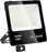 Projecteur LED filaire détecteur - Série PAD ULTRA PIR - 100 Watts - 15 000 Lumens - 150 Lumens/Watt - Angle 90° - IP66 - 28 x 29 x 6 cm - Structure en ALUMINIUM - Transformateur SOSEN - 4000k - Garantie 5 ans