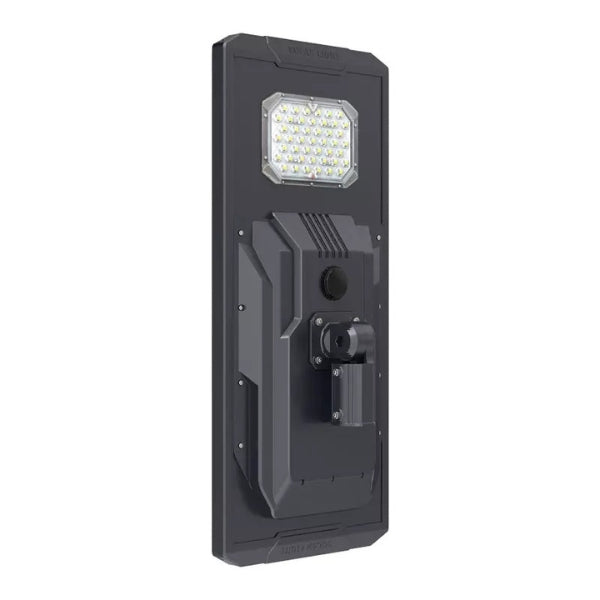 Lampe de rue solaire - Série STARSHIP ULTRA V2 - 6400 Lumens - 40 Watts - Couleur 6500K - Angle 150x70° - IP65 - Structure Aluminium - 910 x 400 x 102 mm - Tube d'insertion 76mm - Régulateur MPPT - Garantie 2 ans