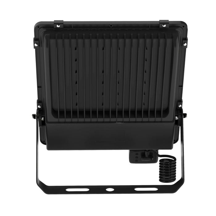 Projecteur LED filaire détecteur  - Série PAD ULTRA PIR - 150 Watts - 22 500 Lumens - 150 Lumens/Watt - Angle 90° - IP66 - 33 x 32 x 7 cm - Transformateur SOSEN - Structure en ALUMINIUM - 4000k - Garantie 5 ans