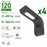Pack de 4x Appliques murales LED Hybrides - Série APLIK - CCT - Solaire & filaire - 360 / 600 Lumens - Angle 110° - IP65 - 27 x 16 x 9 cm -  Avec capteur crépusculaire - Avec détecteur de mouvement PIR