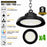 Pack de 4x Lampes industrielles UFO - Série AVENIR V2 - Puissance ajustable 90/120/150 Watts - 31 500 Lumens - 210 Lumens/Watt - Angle 90° - IP65 - IK09 - 300 x 110 mm - Dimmable 1-10V - Transformateur PHILIPS - Garantie 5 ans