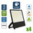 Pack de 4x Projecteurs LED filaires - Série CITY PLUS V4 - Puissance ajustable 100 / 150 / 200 Watts - CCT - 180 Lumens/Watt - 120° - IP66 - 45 x 35 x 32 cm - Protection à l'impact IK08 - Transformateur LIFUD - Garantie 5 ans