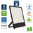 Pack de 4x Projecteurs LED filaires - Série CITY PLUS V4 - Puissance ajustable 150 / 225 / 300 Watts  - CCT - 180 Lumens/Watt - 120° - IP66 - 40 x 40 x 4 cm - Protection à l'impact IK08 - Transformateur LIFUD - Garantie 5 ans