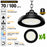Pack de 4x Lampes industrielles UFO - Série CROSSOVER V3 - Puissance ajustable 70/100 Watts - 20 000 Lumens - 200 Lumens/Watt - Angle 90° - IP65 - IK09 - 255 x 110 mm - 4000k/5000k/6000k au choix - Dimmable 1-10V - Transformateur PHILIPS - Garantie 5 ans