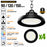 Pack de 4x Lampes industrielles UFO - Série CROSSOVER V3 - Puissance ajustable 90/120/150 Watts - 30 000 Lumens - 200 Lumens/Watt - Angle 90° - IP65 - IK09 - 300 x 110mm - Dimmable 1-10V - Transformateur PHILIPS - Garantie 5 ans