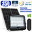 Pack de 4x Projecteurs LED solaires - Série SECURITY V4 - CCT - Rendu lumineux 350 Watts - 3200 Lumens - Angle 90° - IP65 - Lampe 28 x 22 x 5 cm - Panneau MONOCRISTALLIN FULL BLACK 35 x 24 x 2 cm - Avec détecteur de mouvement - Avec télécommande