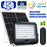 Pack de 4x Projecteurs LED solaires - Série SECURITY V4 - CCT - Rendu lumineux 450 Watts - 4800 Lumens - Angle 90° - IP65 - Lampe 28 x 22 x 5 cm - Panneau MONOCRISTALLIN FULL BLACK 35 x 35 x 2 cm - Avec détecteur de mouvement - Avec télécommande